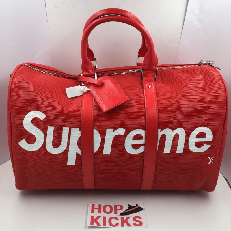 Supreme lv duffle on sale